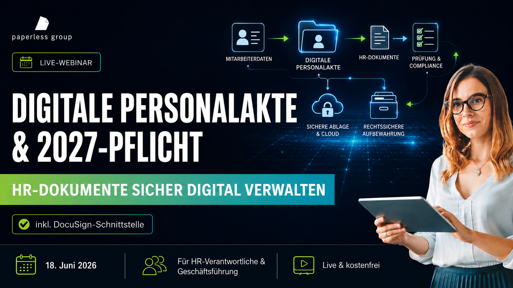 Live Webinar digitale personalakte und 2027-pflicht